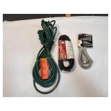 (1) Extension Cord & (2) Replacement Power Cords