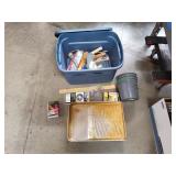 Tote of Paint Tray, Rollers & More
