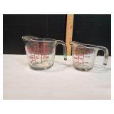 1 Cup & 2 Cup Glass Measuring Cups