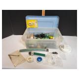 Small Tote of Hose Fittings & More