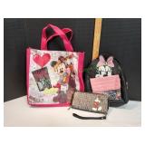 Mickey & Minnie Tote Bag, Wallet & Backpack