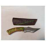 Custom Damascus Knife w/ Sheath