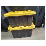 (2) HDX 7-Gallon Tough Totes w/ Lids