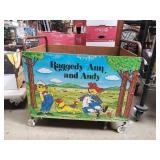 Vtg Raggedy Ann and Andy Push 