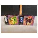 (2) Marvel MiniMates Mini Collectibles 2pk