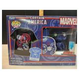 Funko POP! Tees Marvel Captain America