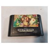 Sega Genesis Taz-Mania Game Cartridge