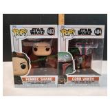 (2) Funko POP! Star Wars Vinyl Bobble-Heads