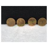 (2) 2000D & (2) 2000P Sacagawea $1 Coin