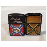 (2) Rebel Rider Refillable Lighters