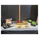 Vtg Cottage Trivets & More