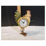 Tabletop Rooster Clock
