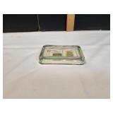 Ernest Hemingway Glass Paperweight w/ Stamp