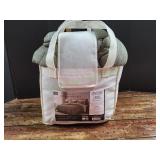 Evergrace 3pc Waffle Comforter Set, Queen