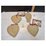 Brown Bag Cookie Art Stoneware Molds