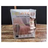 Berkshire Heated Luxe Faux Fur Throw