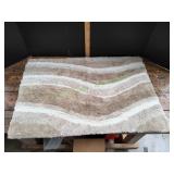 Mineral Springs Cotton Swirl Taupe Bath Mat