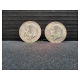 (2) Bicentennial Half Dollars