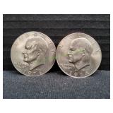 1974 & 1978 Eisenhower Dollars