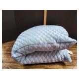 Circular Knit Cooling Body Pillow, Blue