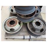 (6) Dodge Dually Steel Wheels