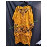 Rija Yellow Mustard Tunic w/ Skirt