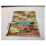 (2) Vtg Hasegawa Mini Craft Military Models