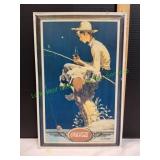 Vtg Drink Coca-Cola Metal Sign