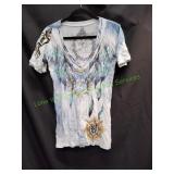(2) Printed T-Shirts, Sz Lg & XL