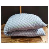 Circular Knit Cooling Body Pillow, Blue