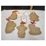 Brown Bag Cookie Art Stoneware Molds
