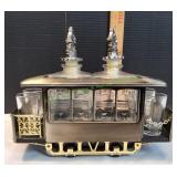 Vtg Musical San Francisco Trolley Decanter Set
