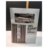 Piper Blackout 2 Panel Curtain Set, 52x84