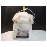 Evergrace 3pc Waffle Comforter Set Sage, Cream