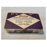 Vtg Bulova Kit #33 Watchmakers Repair Kit
