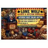 CHECK OUT OUR SATURDAY NIGHT ONLINE AUCTION