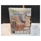 Berkshire Heated Luxe Faux Fur Throw