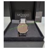 Movado Sapphire Stainless Steel Watch