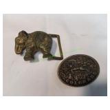 (2) Vtg Belt Buckles