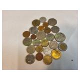 (25) Foreign Coins