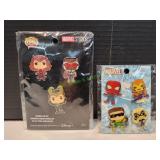 (2) Marvel Enamel Pin Sets