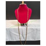 54' Necklace w/ Matching Earrings