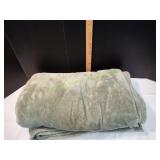 Berkshire 92x98 Queen Plush Blanket, Sage