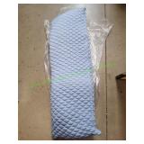 Circular Knit Cooling Body Pillow, Blue