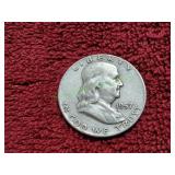 1957-D Franklin Half Dollar