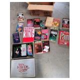 Box of Stephen King Novels & More