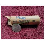 Roll of Bicentennial Quarters