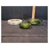 (3) Vtg Ashtrays