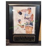 Nolan Ryan Limited Edition Signed Plaque