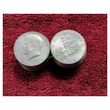 Roll of Bicentennial Half Dollars